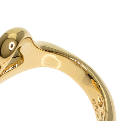 TIFFANY&Co. Open heart Ring K18 Yellow Gold Ladies [Used]