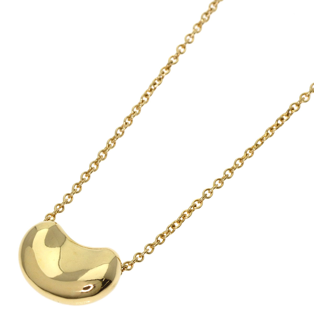 TIFFANY&Co.   Bean Necklace  K18 Yellow Gold Ladies [Used]