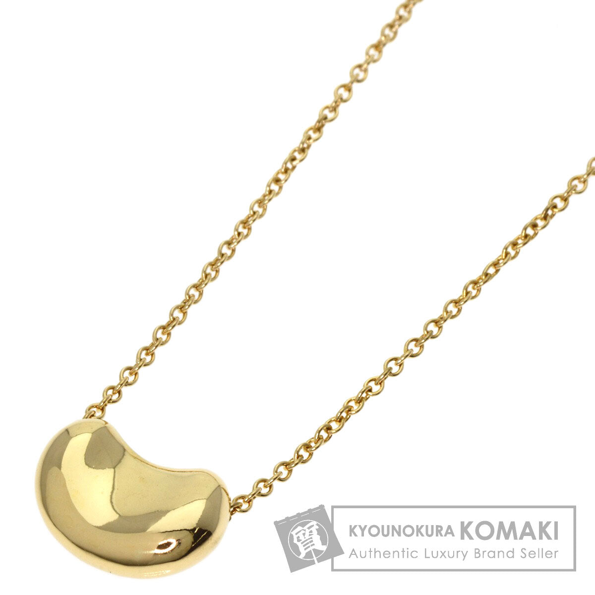 TIFFANY&Co.   Bean Necklace  K18 Yellow Gold Ladies [Used]