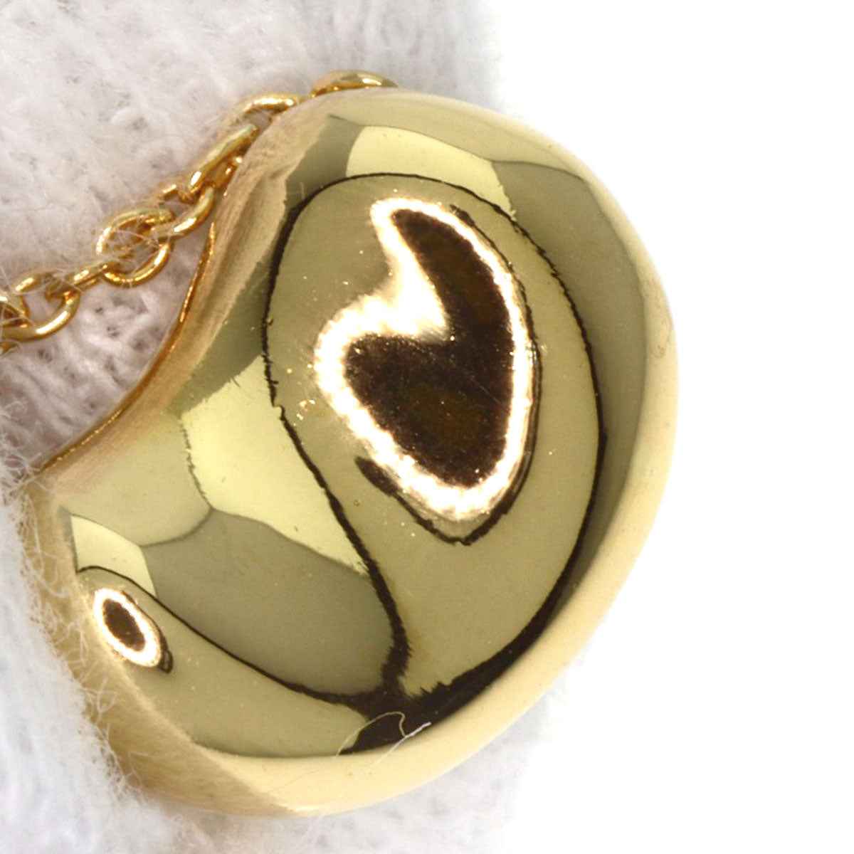 TIFFANY&Co.   Bean Necklace  K18 Yellow Gold Ladies [Used]