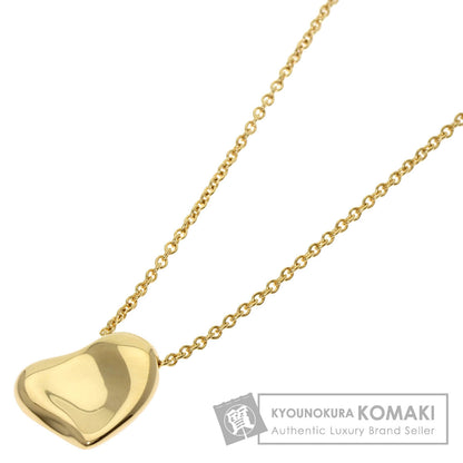 TIFFANY&Co. Full heart Necklace K18 Yellow Gold Ladies [Used]