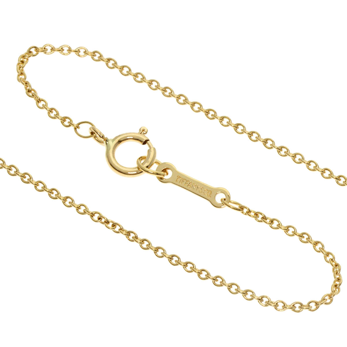 TIFFANY&Co. Full heart Necklace K18 Yellow Gold Ladies [Used]