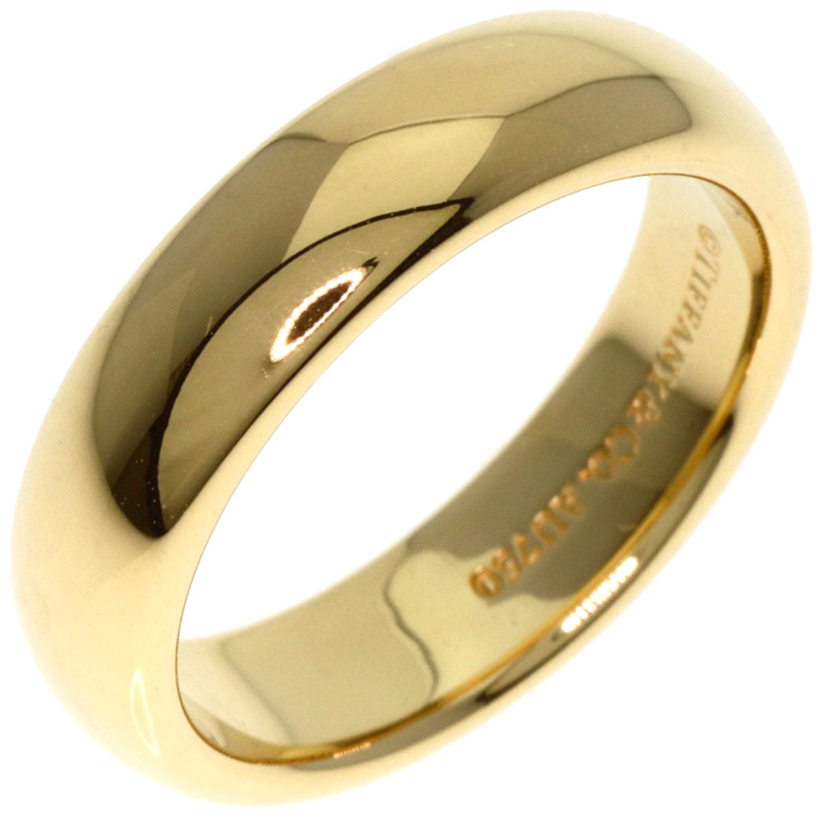 TIFFANY&Co. wedding Ring K18 Yellow Gold Ladies [Used]