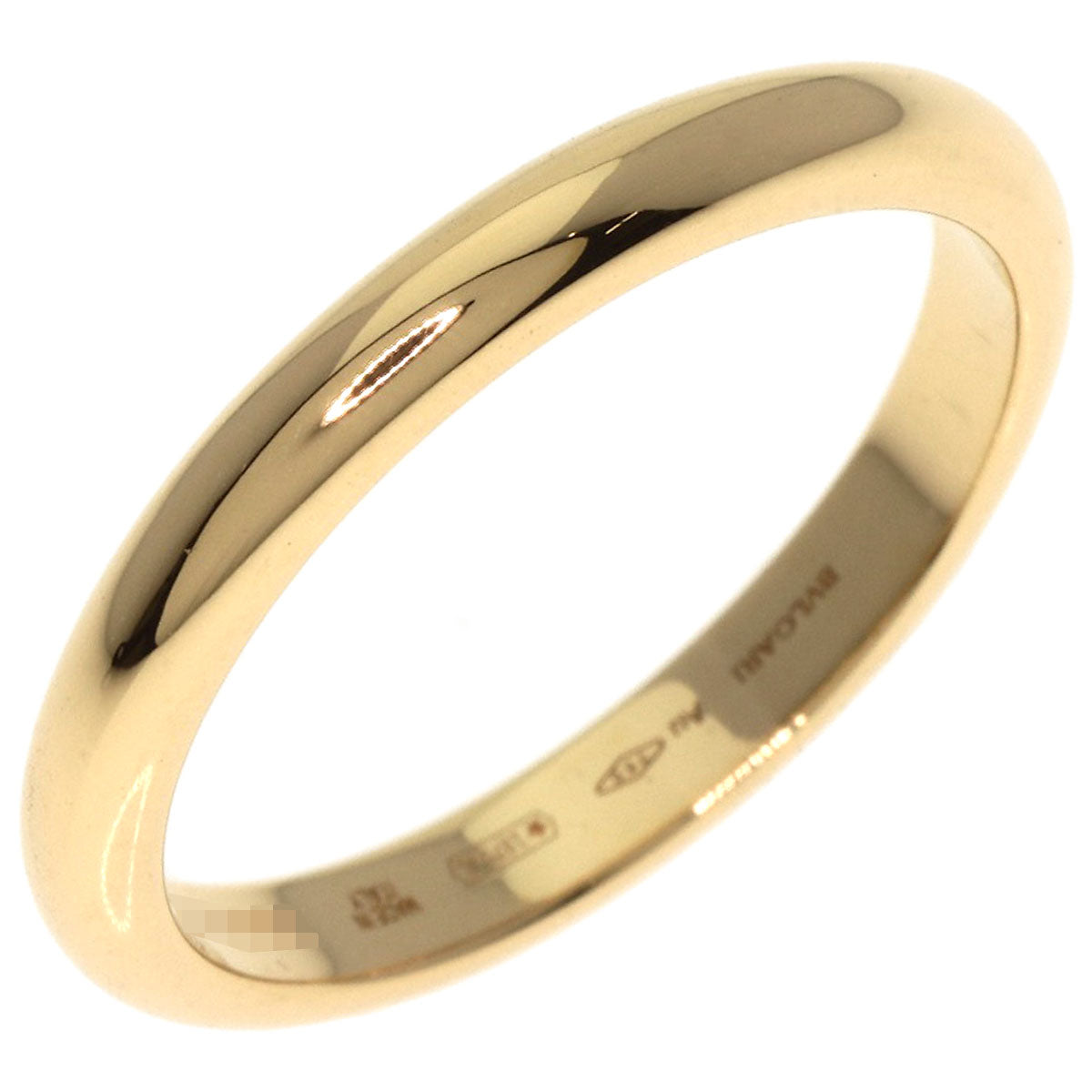 BVLGARI wedding Ring K18 Yellow Gold Ladies [Used]