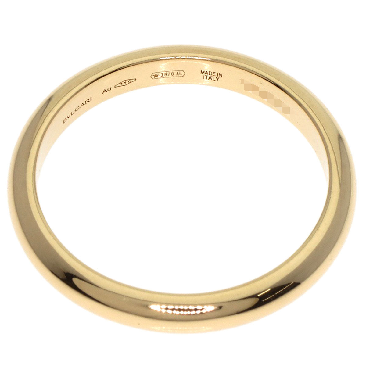 BVLGARI wedding Ring K18 Yellow Gold Ladies [Used]