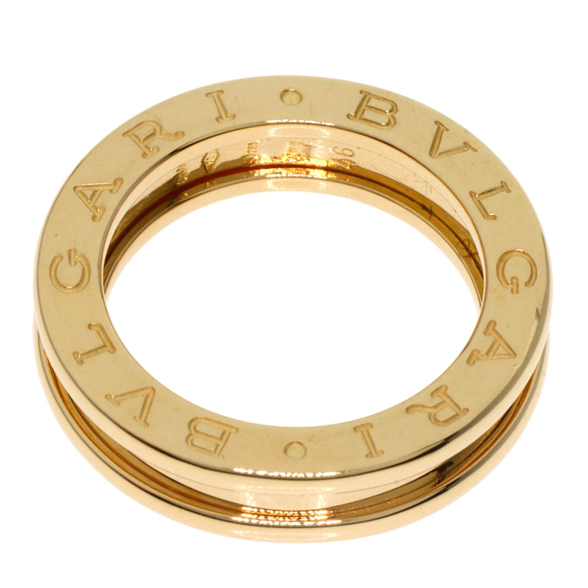 BVLGARI B.zero1 1 band XS #46 Ring K18 Yellow Gold Ladies [Used]