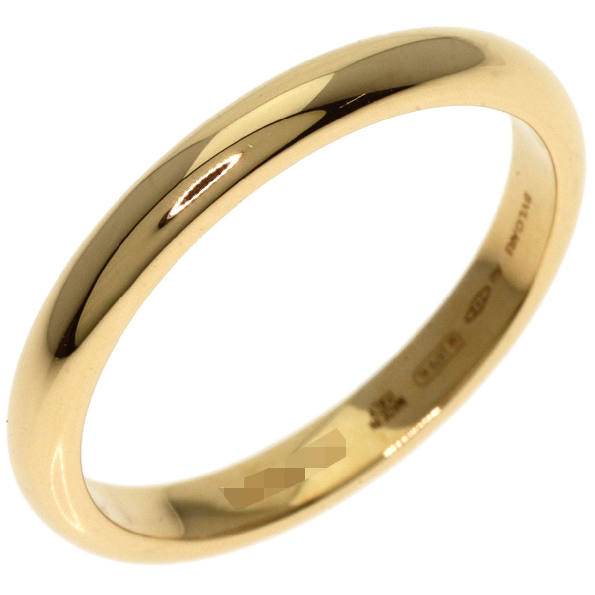 BVLGARI wedding Ring K18 Yellow Gold Ladies [Used]