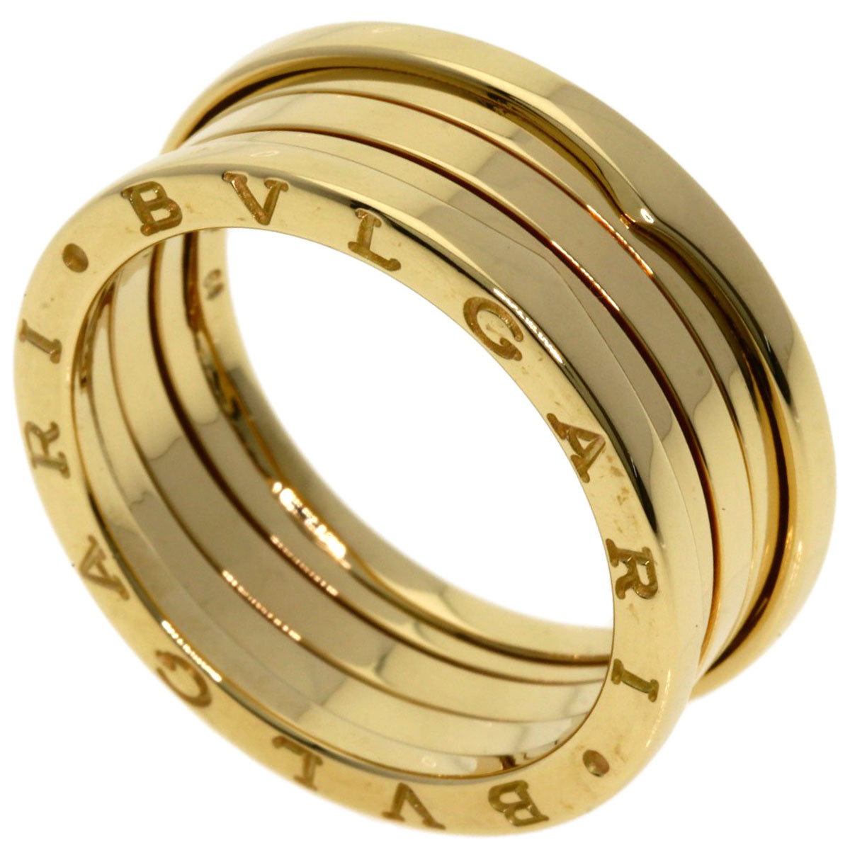 BVLGARI   Ring B.zero1 3 Band #64 K18 Yellow Gold unisex