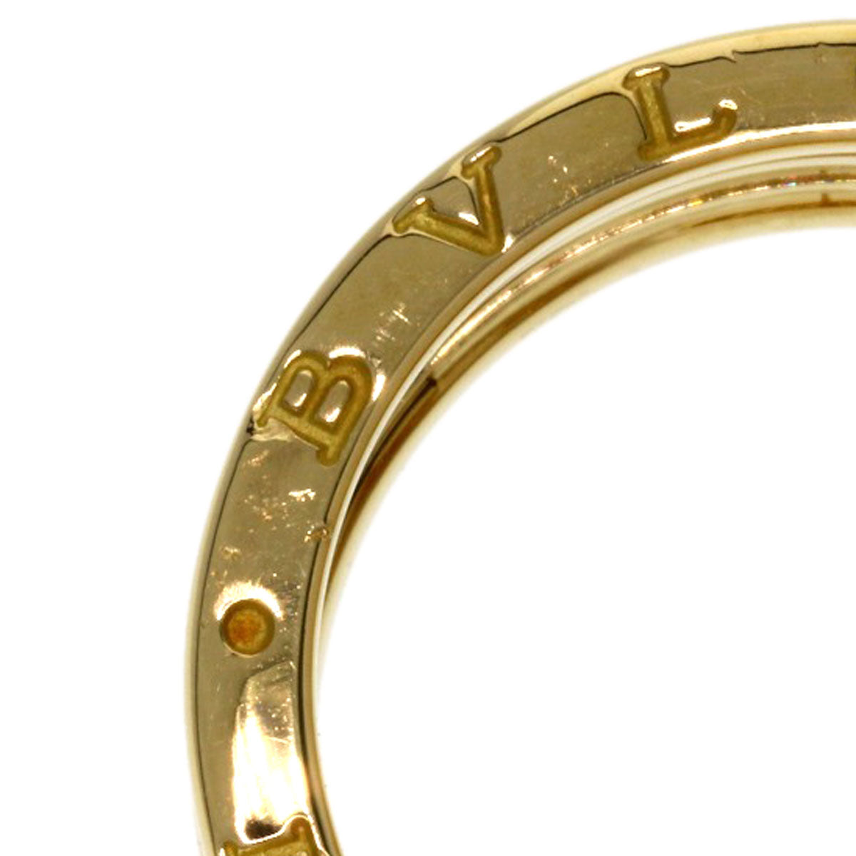BVLGARI   Ring B.zero1 3 Band #64 K18 Yellow Gold unisex