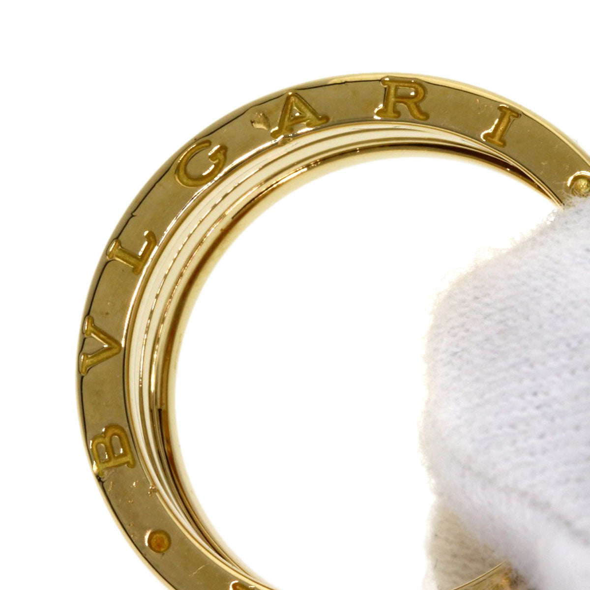 BVLGARI   Ring B.zero1 3 Band #64 K18 Yellow Gold unisex