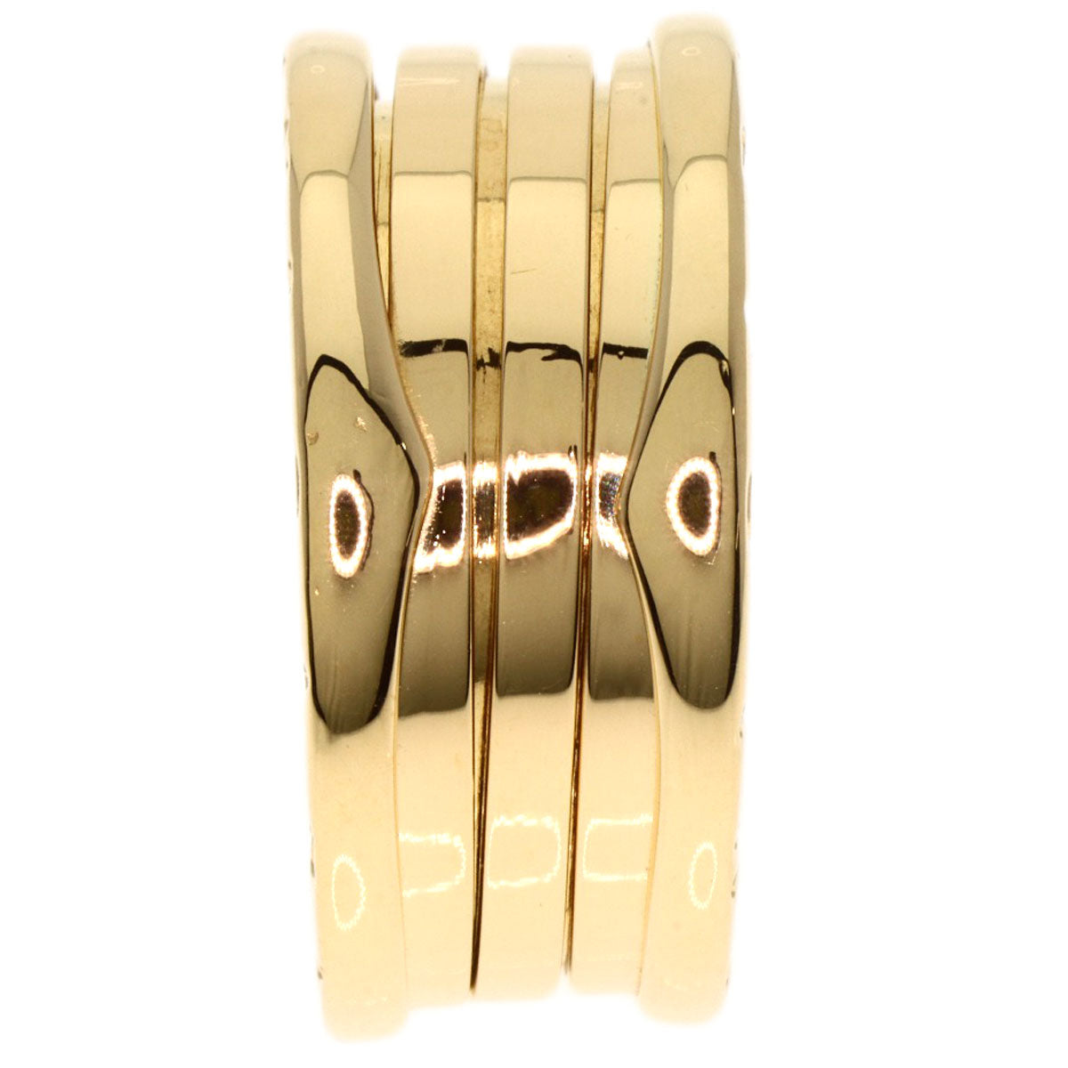BVLGARI   Ring B.zero1 3 bands #60 K18 Yellow Gold Ladies
