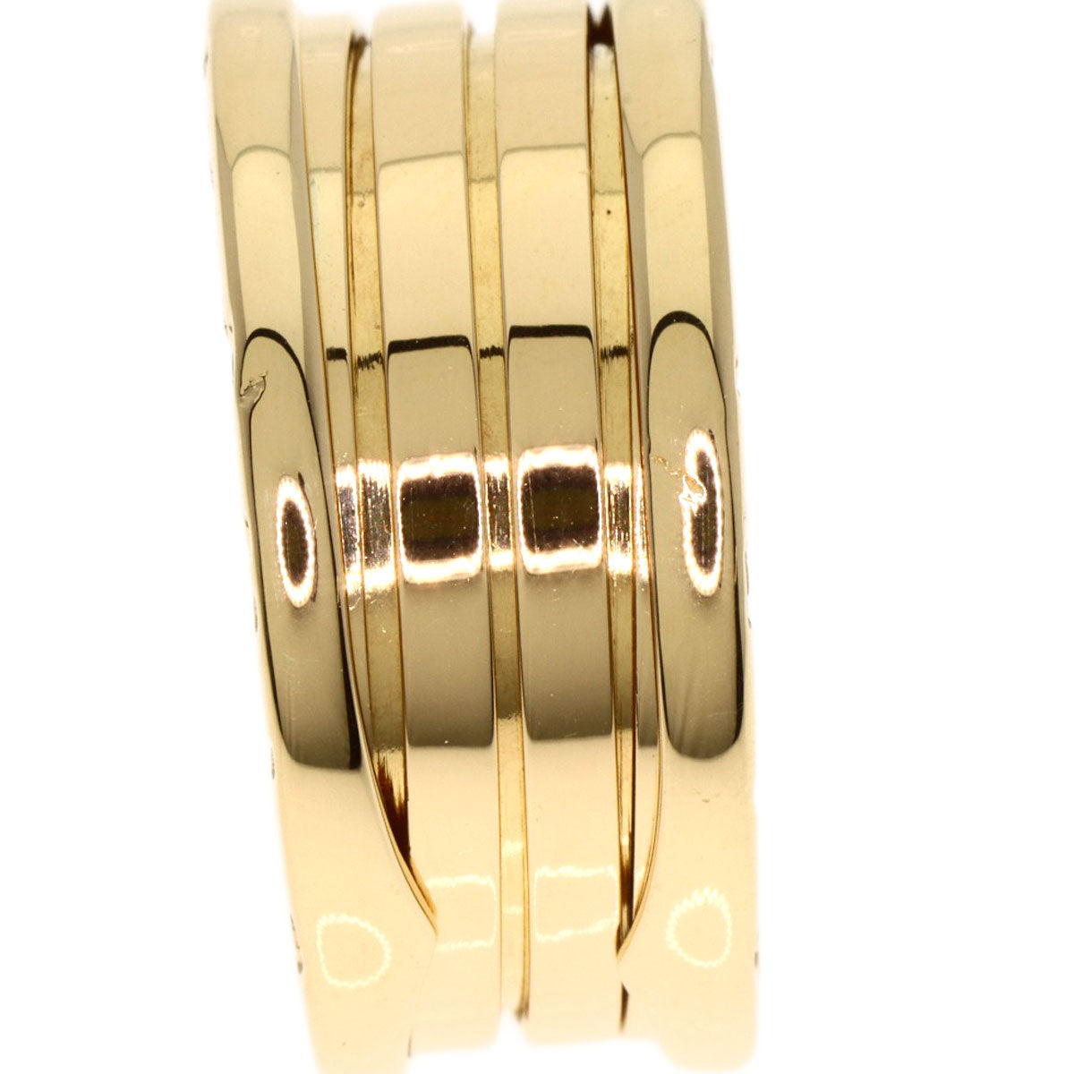 BVLGARI   Ring B.zero1 3 bands #60 K18 Yellow Gold Ladies