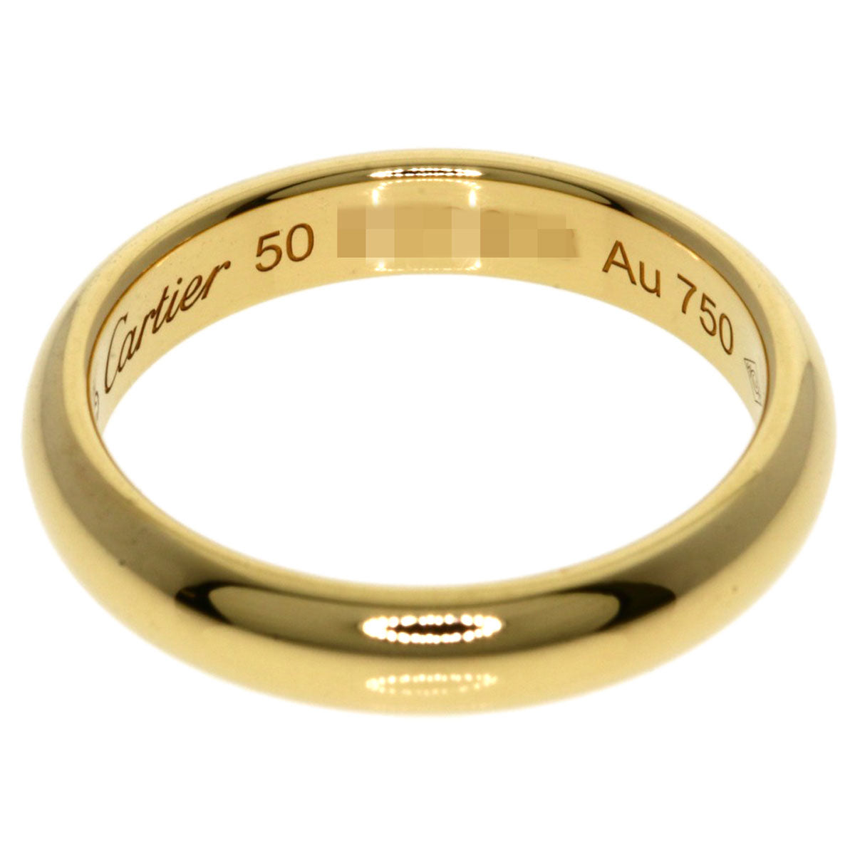 CARTIER   Classic Wedding #50 Ring  K18 Yellow Gold Ladies [Used]