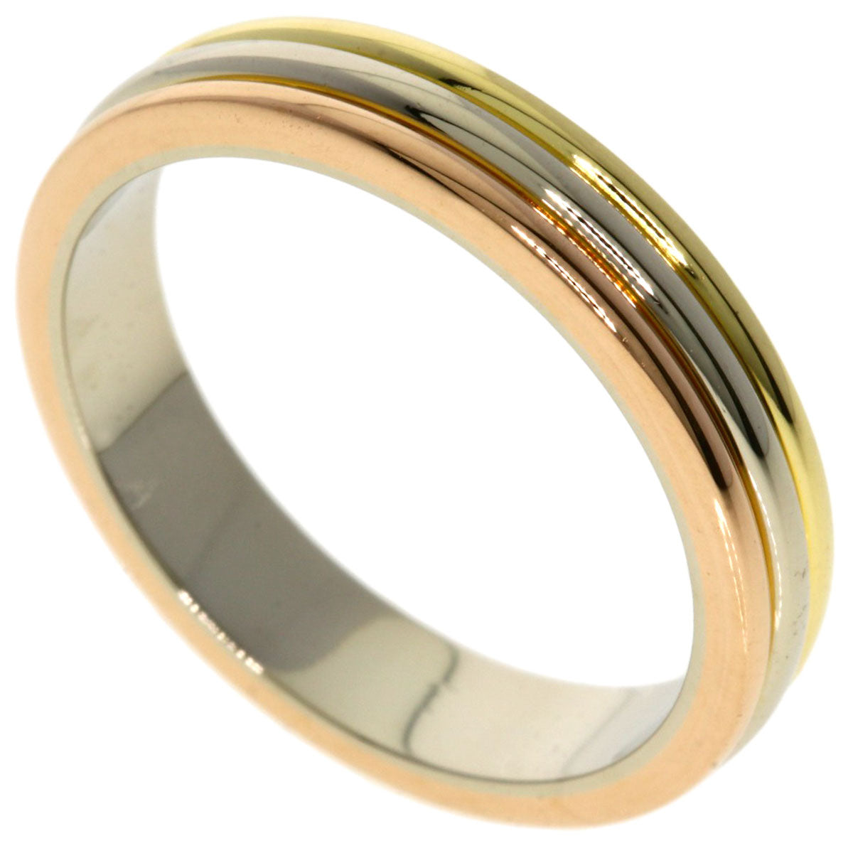 CARTIER   Vendome Three Color #54 Ring  K18 Yellow Gold K18 White GoldLadies [Used]