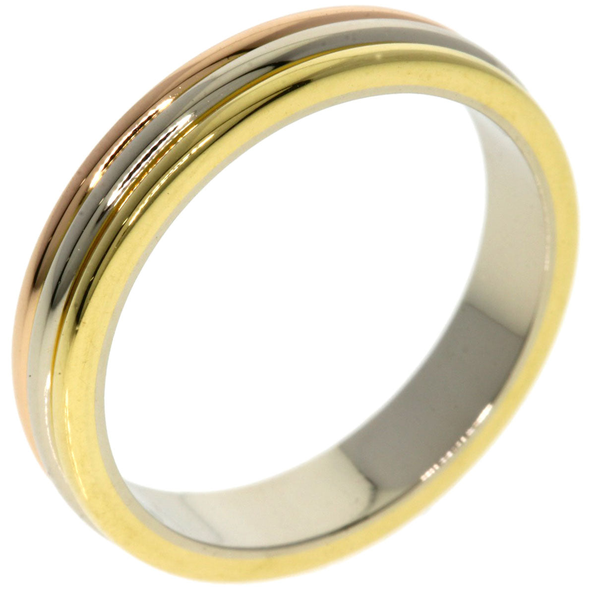 CARTIER   Vendome Three Color #54 Ring  K18 Yellow Gold K18 White GoldLadies [Used]