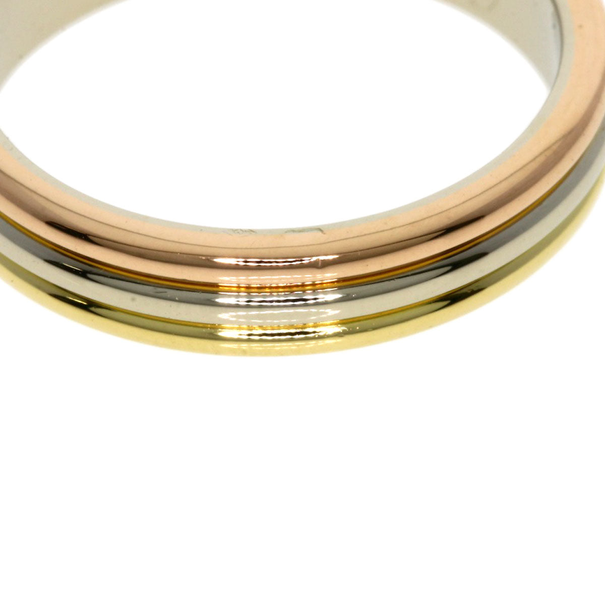 CARTIER   Vendome Three Color #54 Ring  K18 Yellow Gold K18 White GoldLadies [Used]