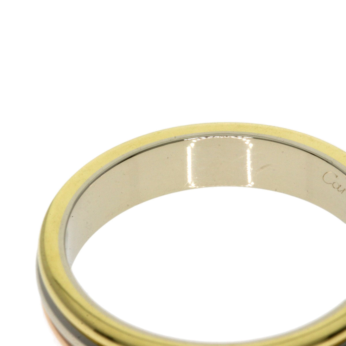 CARTIER   Vendome Three Color #54 Ring  K18 Yellow Gold K18 White GoldLadies [Used]