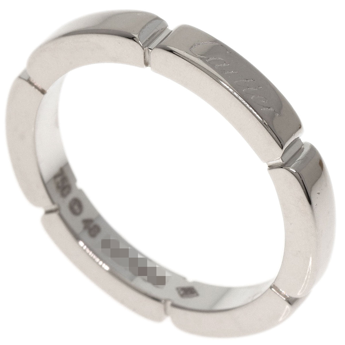 CARTIER Maillon PANTHERE #48 Ring K18 White Gold Ladies [Used]