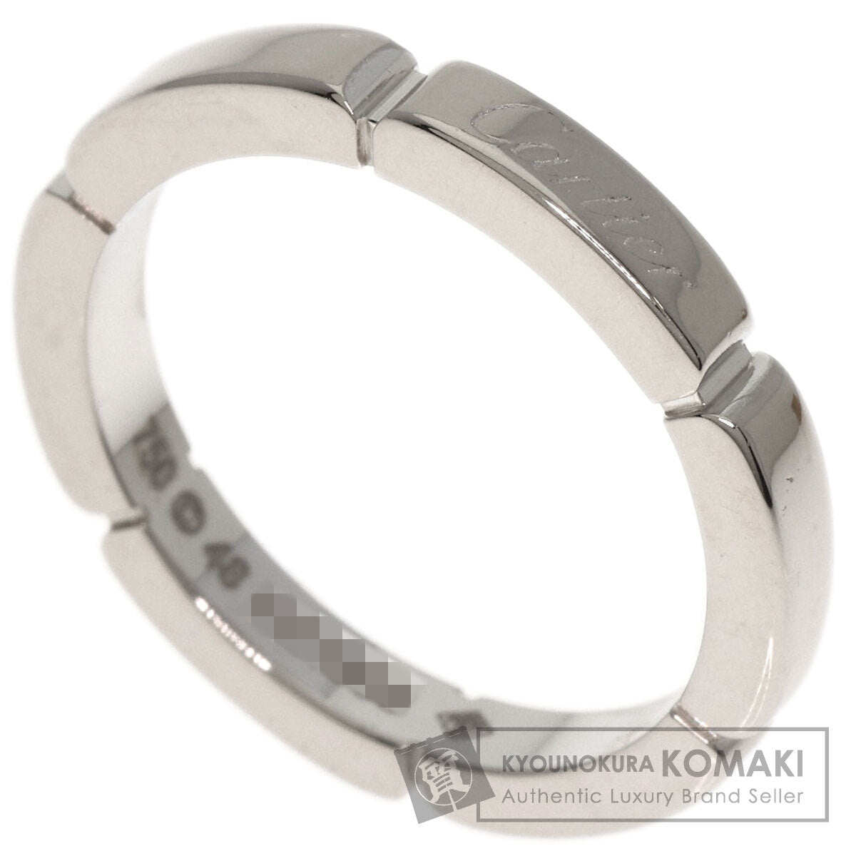 CARTIER Maillon PANTHERE #48 Ring K18 White Gold Ladies [Used]
