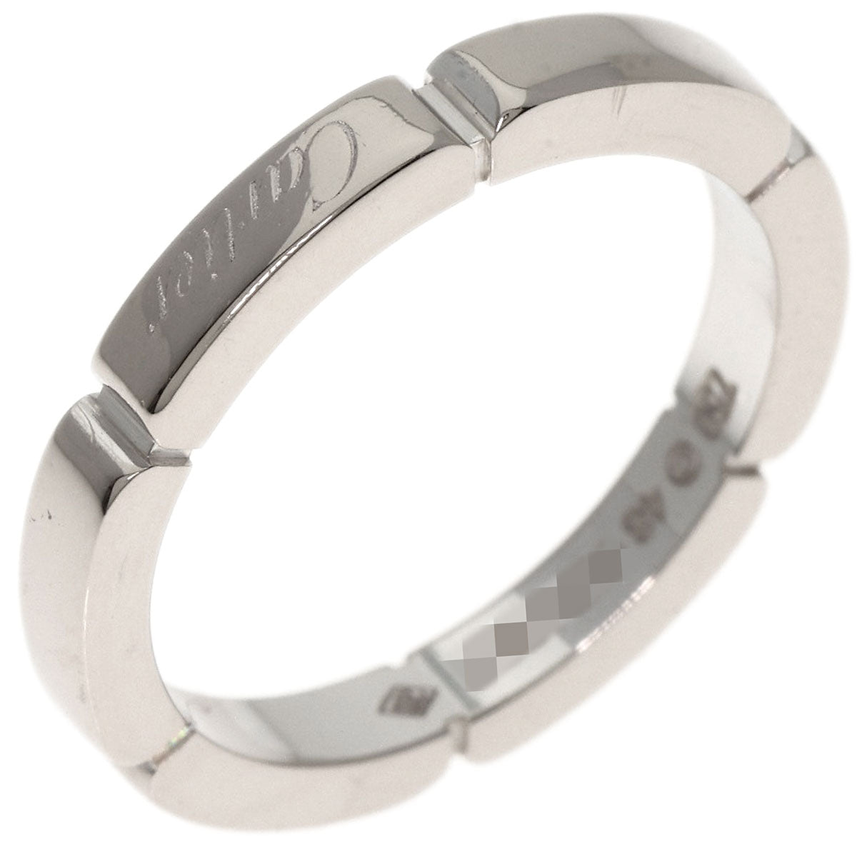 CARTIER Maillon PANTHERE #48 Ring K18 White Gold Ladies [Used]