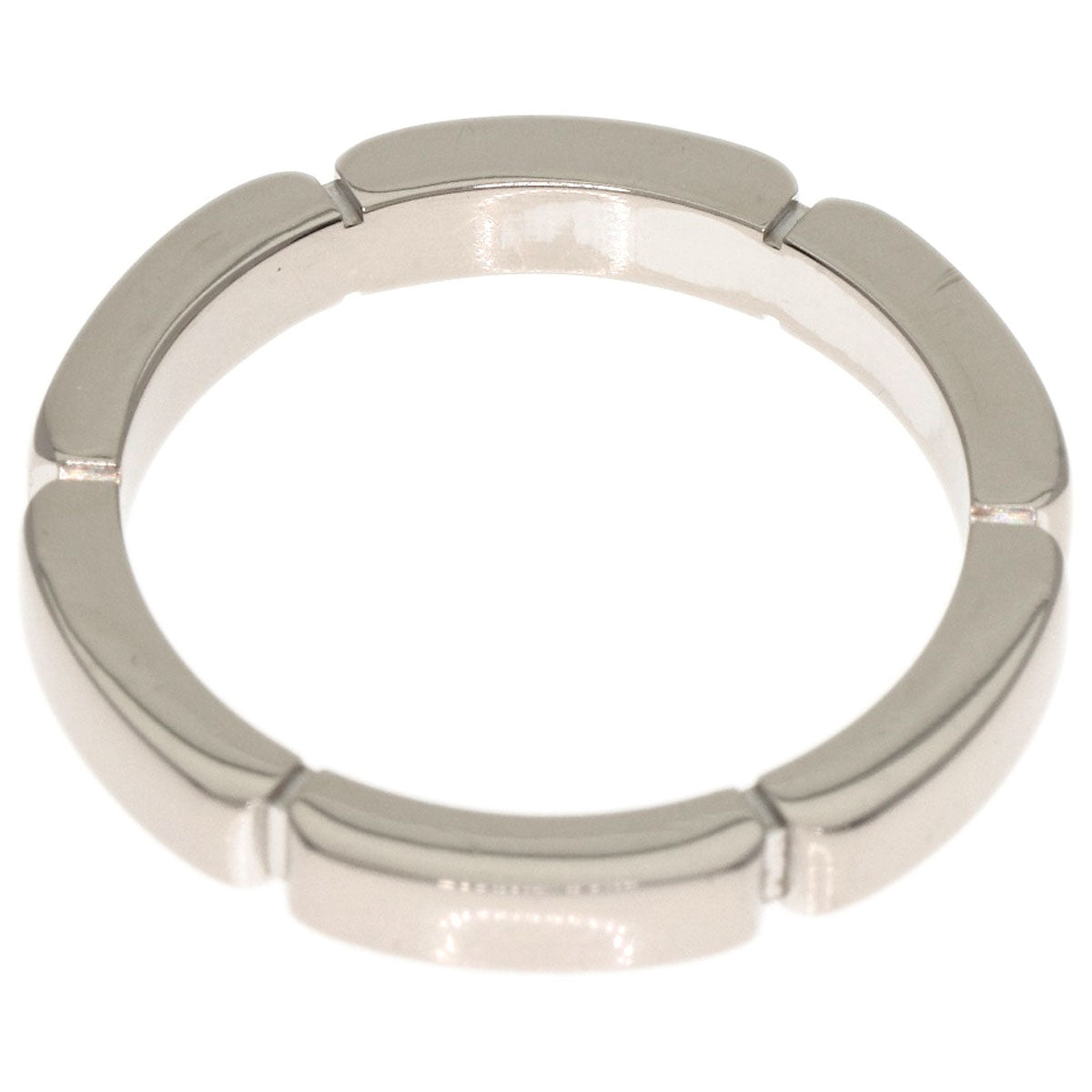 CARTIER Maillon PANTHERE #48 Ring K18 White Gold Ladies [Used]