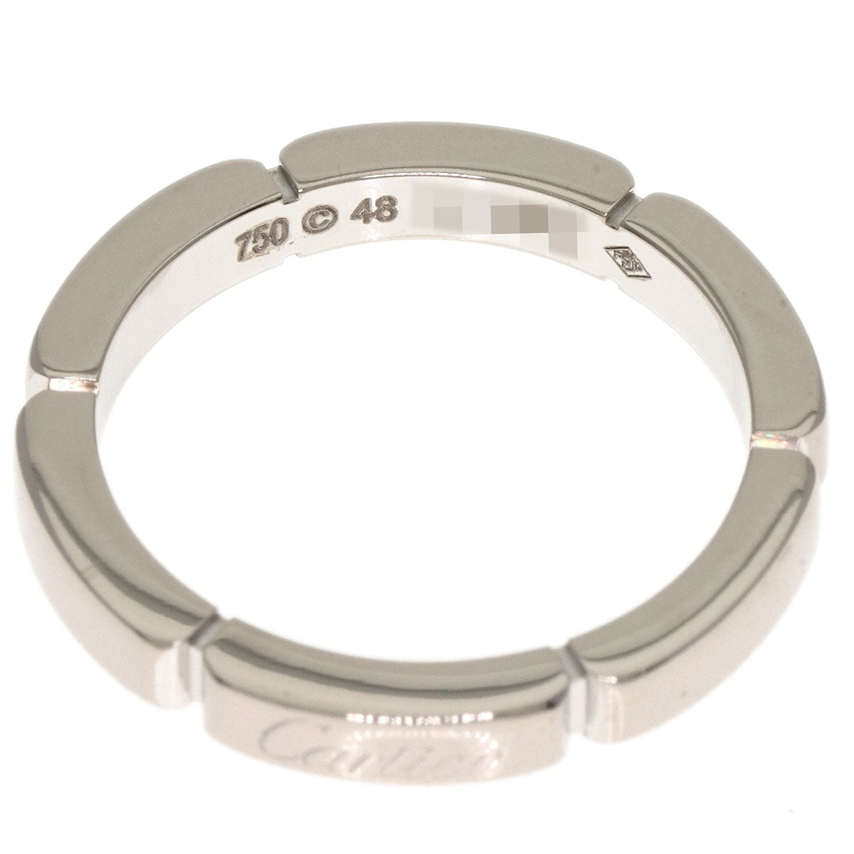 CARTIER Maillon PANTHERE #48 Ring K18 White Gold Ladies [Used]