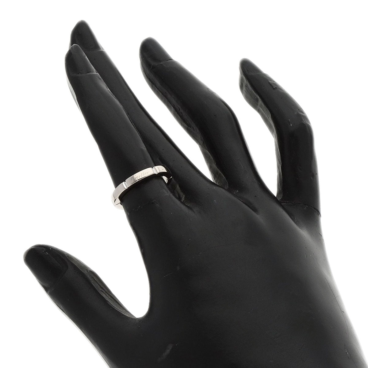 CARTIER Maillon PANTHERE #48 Ring K18 White Gold Ladies [Used]