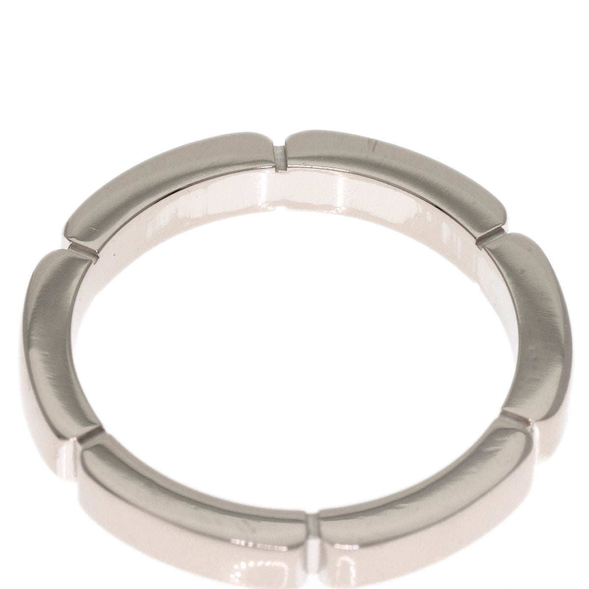 CARTIER Maillon PANTHERE #48 Ring K18 White Gold Ladies [Used]