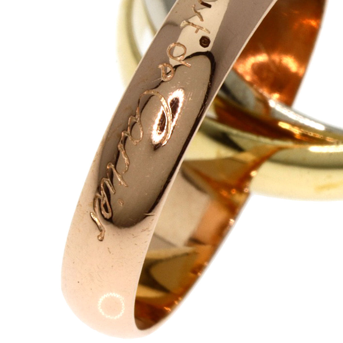 CARTIER   Ring Trinity #49 K18 Yellow Gold K18 White GoldLadies