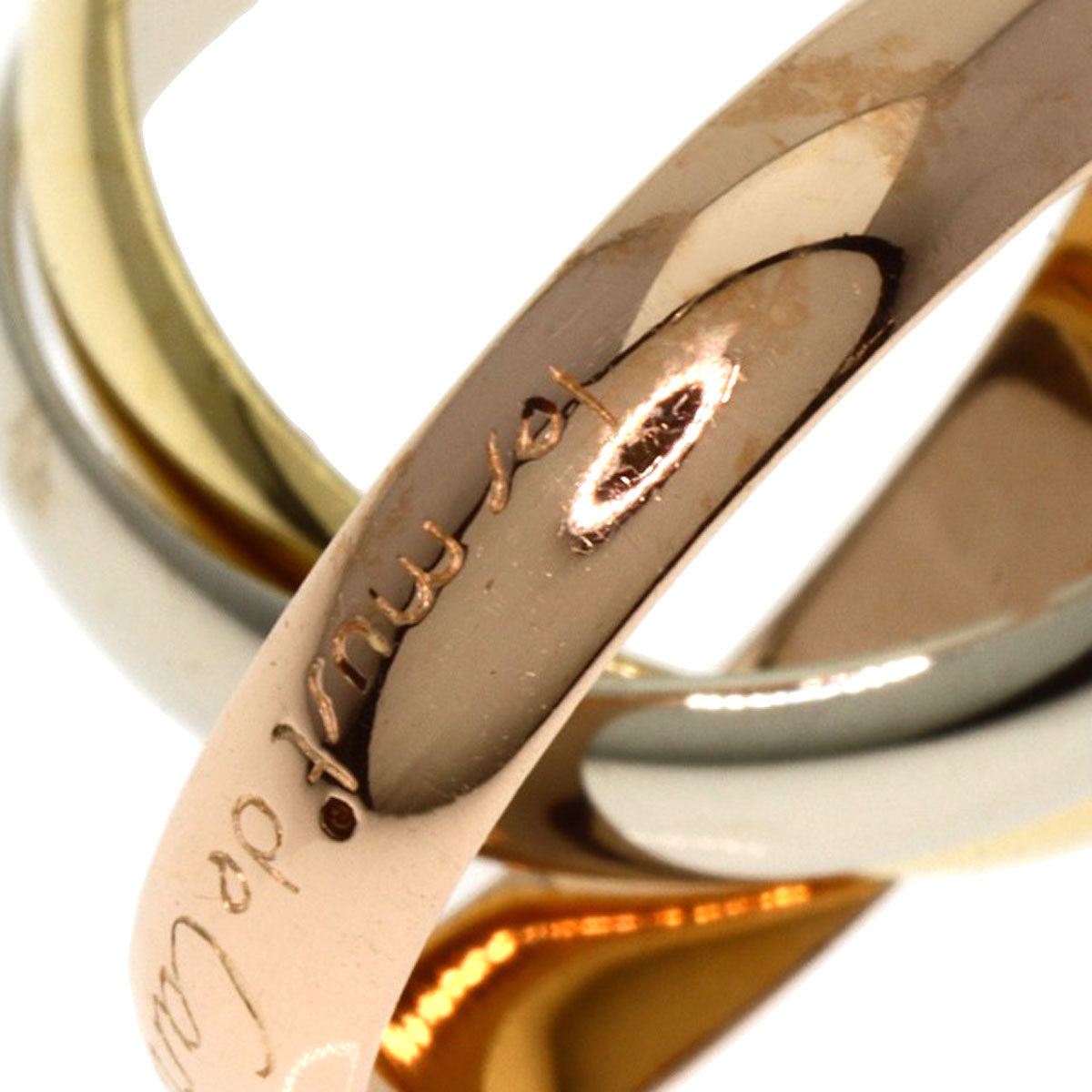 CARTIER   Ring Trinity #49 K18 Yellow Gold K18 White GoldLadies