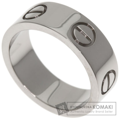 CARTIER love ring #46 Ring K18 White Gold Ladies [Used]