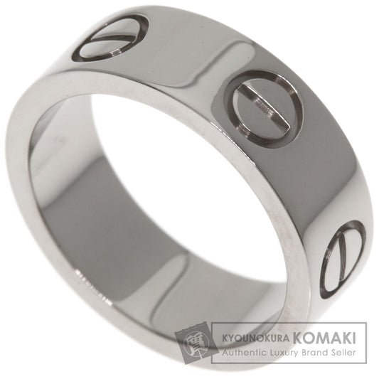 CARTIER love ring #46 Ring K18 White Gold Ladies [Used]