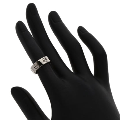 CARTIER love ring #46 Ring K18 White Gold Ladies [Used]