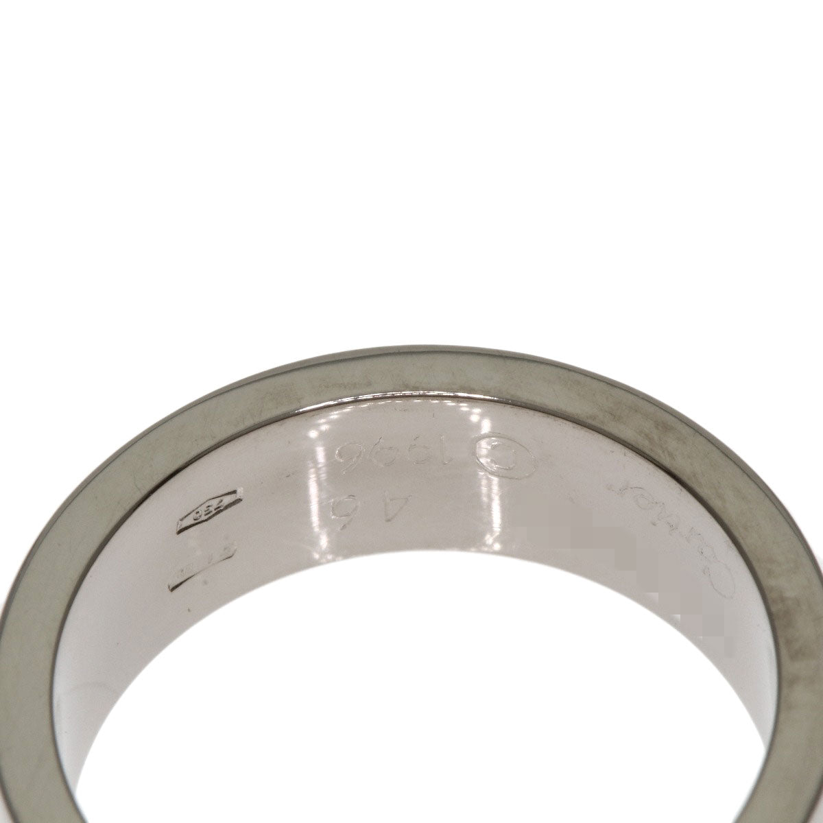 CARTIER love ring #46 Ring K18 White Gold Ladies [Used]