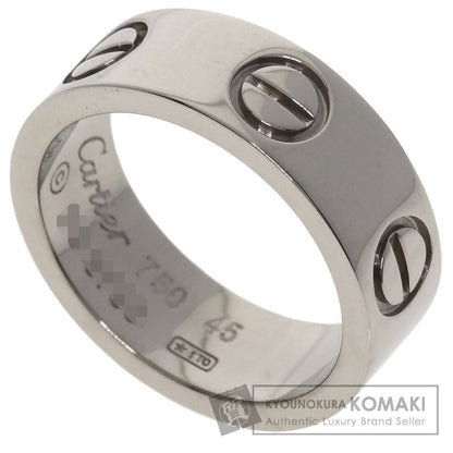 CARTIER love ring #45 Ring K18 White Gold Ladies [Used]