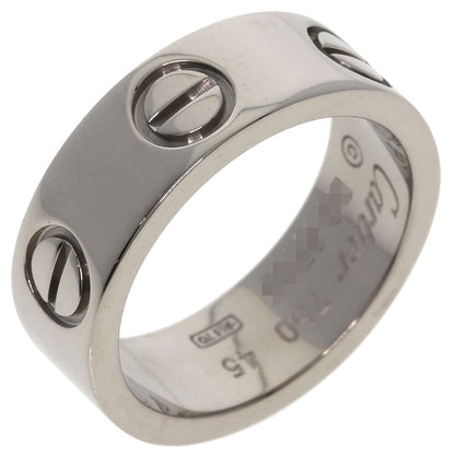 CARTIER love ring #45 Ring K18 White Gold Ladies [Used]