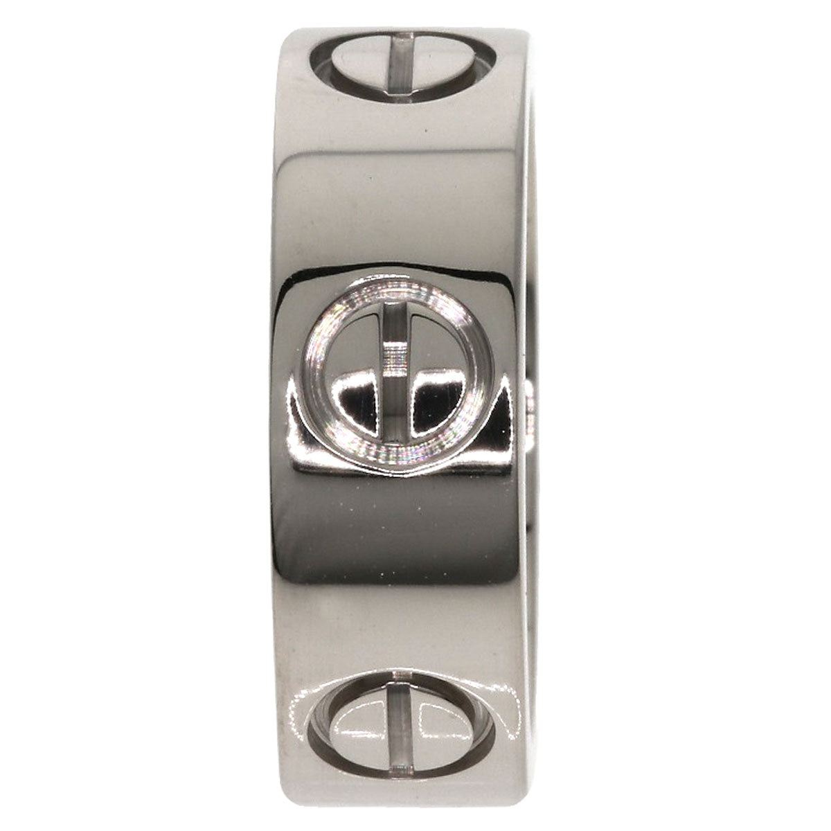 CARTIER love ring #45 Ring K18 White Gold Ladies [Used]