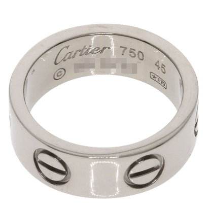 CARTIER love ring #45 Ring K18 White Gold Ladies [Used]