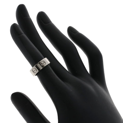 CARTIER love ring #45 Ring K18 White Gold Ladies [Used]