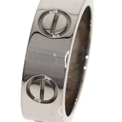 CARTIER love ring #45 Ring K18 White Gold Ladies [Used]