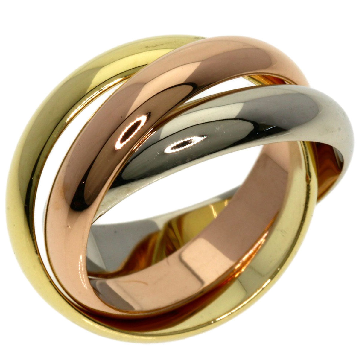 CARTIER   Ring Trinity #50 K18 Yellow Gold K18 White GoldLadies