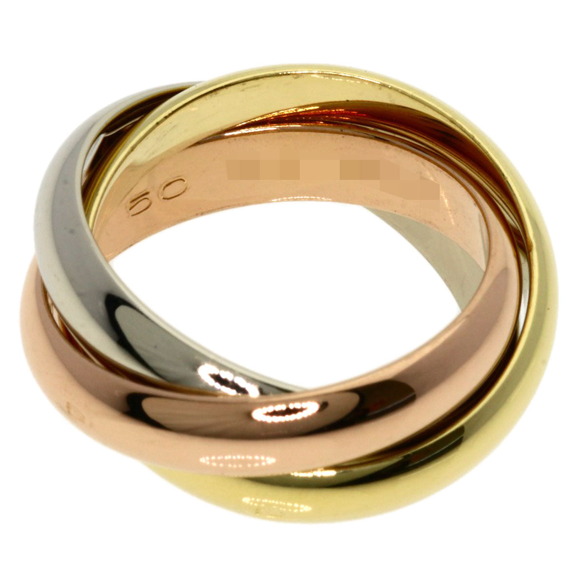 CARTIER   Ring Trinity #50 K18 Yellow Gold K18 White GoldLadies
