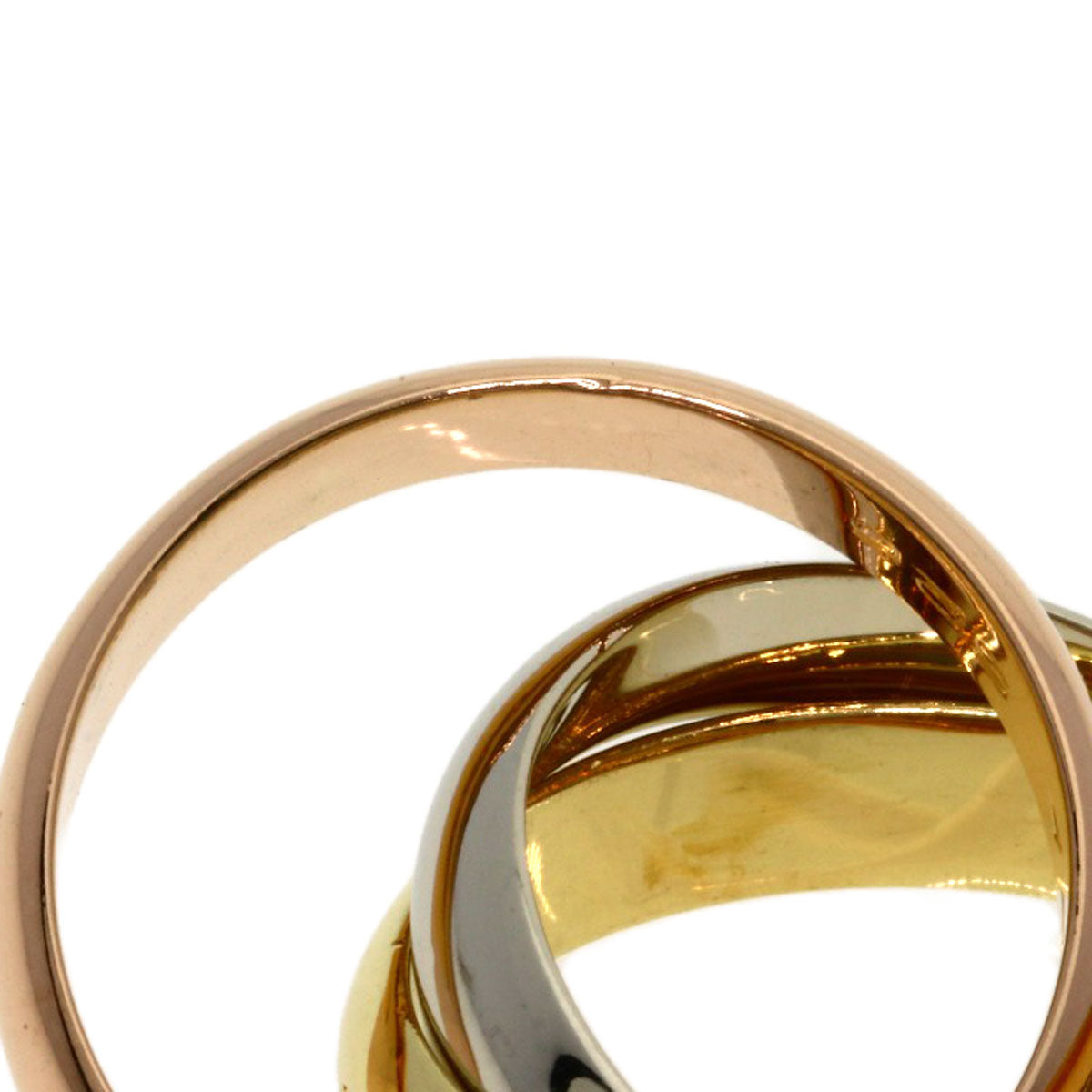 CARTIER   Ring Trinity #50 K18 Yellow Gold K18 White GoldLadies
