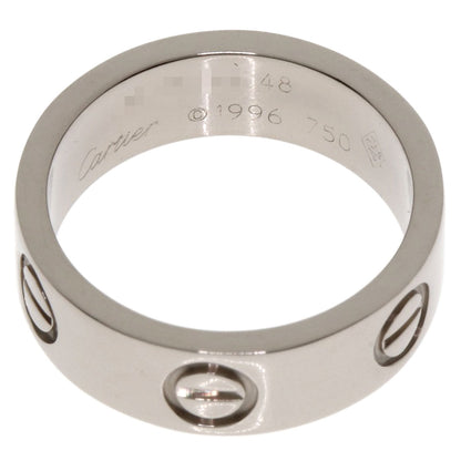 CARTIER love ring #48 Ring K18 White Gold Ladies [Used]
