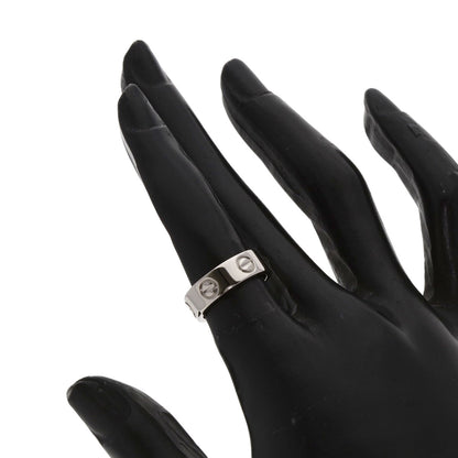 CARTIER love ring #48 Ring K18 White Gold Ladies [Used]