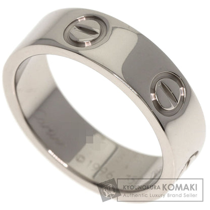 CARTIER love ring #51 Ring K18 White Gold Ladies [Used]