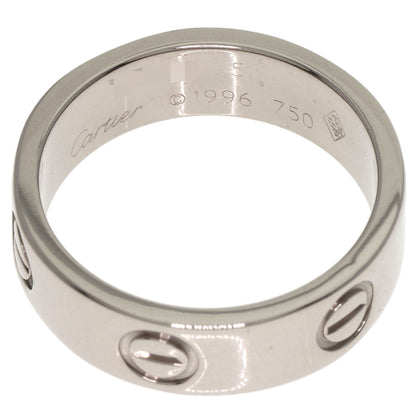 CARTIER love ring #51 Ring K18 White Gold Ladies [Used]