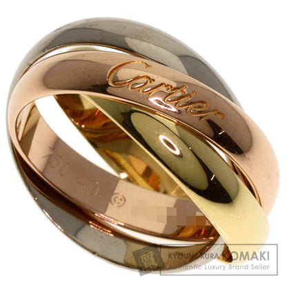 CARTIER Trinity current model #49 Ring K18 Yellow Gold K18 White GoldLadies [Used]