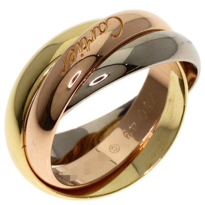 CARTIER Trinity current model #49 Ring K18 Yellow Gold K18 White GoldLadies [Used]