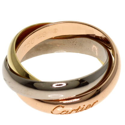 CARTIER Trinity current model #49 Ring K18 Yellow Gold K18 White GoldLadies [Used]